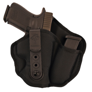 DeSantis Gunhide M89BAD6Z0 Inner Piece 2.0 AIWB Black Ballistic Nylon Belt Clip Compatible w/Glock 42/Colt Officer/Kel-Tec P-11 Right Hand, Holster