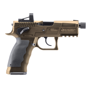 B&T MK II 9mm 4.3" MS FDE Pistol w/(2) 17rd Mags and De-Cocker BT-510002-CT - B&T