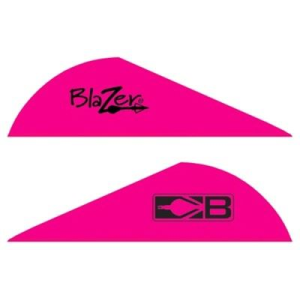 Bohning Blazer Vanes 2 in Solid Hot Pink 100Pk 10832HP2