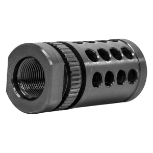 GrovTec US Inc GTHM317 G-Nite Flash Suppressor Black Nitride Steel with 1/2 in-28 tpi Threads for 223 Cal