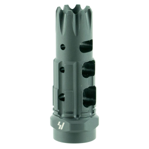 Strike Industries TCCOMP223 Triple Crown Comp Black Steel with 1/2 in-28 tpi Threads, 2.63 in OAL & 0.85 in Diameter for 223 Rem, 5.56x45mm NATO AR-Platform