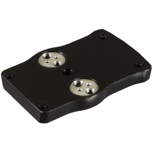 TruGlo TGTG8952B Red Dot Sight Adapter Steel Nitride Fortress Finish for Pistols w/Trijicon RMR Cut Slides