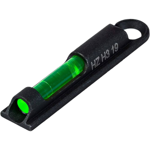 HiViz PMN301 LiteWave H3 CompSight Bead Replacement Front Black | Green Tritium/Fiber Optic FrontUniversal Threads, Shotgun Sight