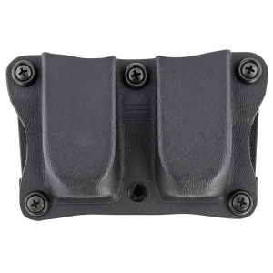 DeSantis Gunhide A87KJYYZ0 Quantico Double Mag Pouch OWB Black Kydext Belt Clip Fits Belts Up To 1.50 in Widet Compatible w/Glock 43 Magazinest Ambidextrous
