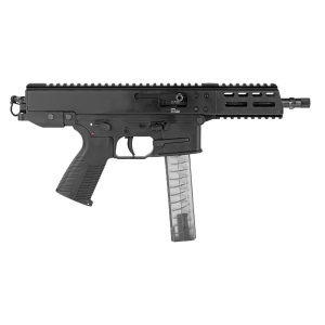 B&T Firearms 4500022 GHM 9mm Luger 30+1 6.90 in Black, Collapsible Stock, Black Polymer Grip, Ambi Controls (OEM Mag), Pistol