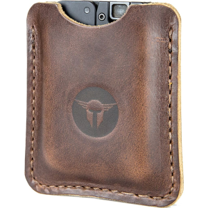 TrailBlazer LifeCard Leather Sleeve Dark Brown LS-DB