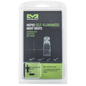 Meprolight USA 1316153101 Tru-Dot Self Illuminated AR 15/M-16/M-4 Sight Black- Green Front Sight Post