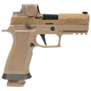 Sig Sauer M18X9RX M18X w/Optic Carry Frame 9mm Luger 21+1 3.90 Black Barrel Coyote PVD Optic Ready/Serrated Stainless Steel Slide & Poly Frame w/Beavertail & Pic Rail, Sig ROMEOM17, Pistol