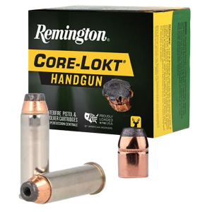 Remington Ammunition R20225 Core-Lokt Handgun 41RemMag 210gr Jacketed Hollow Point 20 Per Box/10 Case, Centerfire Handgun Ammo