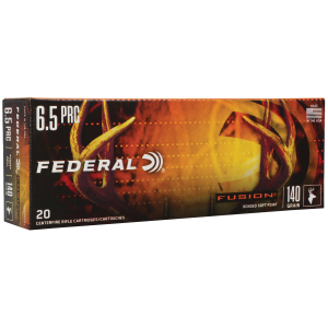 Federal Fusion F65PRCFS1, 6.5 PRC, 140 Grain, Soft Point, 20 Round Box F65PRCFS1