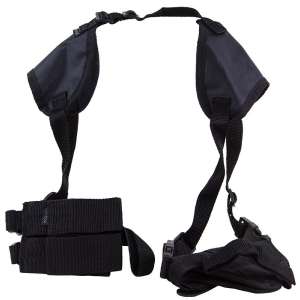 Bulldog WSHD8 Deluxe Shoulder Harness Black Nylon Harness Fits Glock 21 Fits Glock 37 Fits 3.50-5 in Barrel, Holster