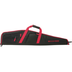 Ruger 37540 Flagstaff 10/22 40 in Black Endura w/ Red Ruger Logo, Rifle Case