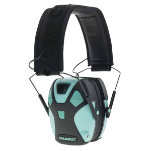 Caldwell 1101672 E-Max Pro 23 dB Over the Head Aqua Blue/Black Adult