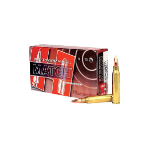 Hornady 81264 Superformance Match 5.56x45mmNATO 75gr Boat Tail Hollow Point 20 Per Box/10 Case Centerfire, Rifle Ammunition