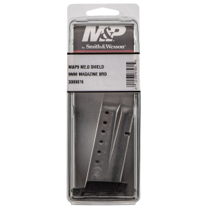 Smith & Wesson 3009876 M&P Shield 8rd 9mmLuger Blued Steel, Magazine
