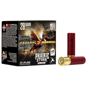 Federal PFX289FS6 Premium Prairie Storm FS 28Gauge 2.75 in 13/16oz 6Shot 25 Per Box/10 Case, Shotgun Shells