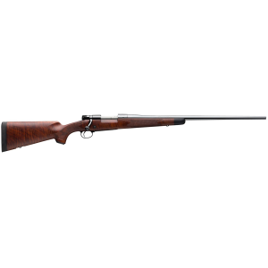 Winchester 535203236 Model 70 Super Grade 338 Win Mag 3+1 26 in Barrel, Forged Steel Receiver w/Recoil Lugs, Blade Type Ejector, Checkered Fancy Walnut Stock w/Ebony Forearm Tip & Shadowline Cheekpiece, , Rifle