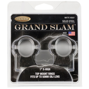 Weaver Mounts 49307 Grand Slam Matte Black 1 in Extra High