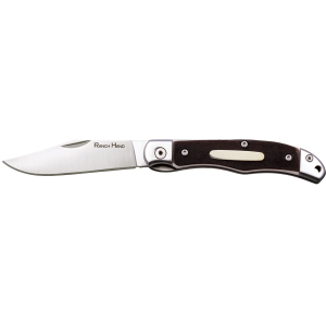 Cold Steel CSFL3RB Ranch Hand 3 Fold Clip Point Plain SK-5 Steel Blade/Brown w/Polished Bolsters Faux Sawed Bone Handle Features Lanyard Hole, Knife