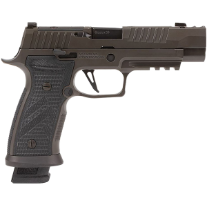 Sig Sauer 320AXGF9LEGION P320 AXG Legion Full Size Frame 9mm Luger 21+1, 3.90 Blk Carbon BBL, Legion Gray Cera Optic Ready/Ported/Serrated Stainless Slide, Legion Gray Cera Alum Frame w/Beavertail & Pic Rail, Legion Gra, Pistol