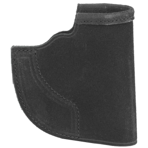 Galco Pocket Protector Holster, Fits J Frame, Ambidextrous, Leather Material, Black Finish PRO158B