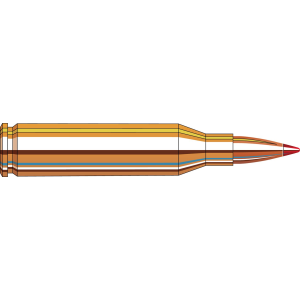 Hornady 80468 Custom 243Win 87gr Hornady V Max 20 Per Box/10 Case Centerfire, Rifle Ammunition