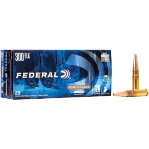 Federal PowerShok 300BLK120LFA, 300 Blackout, 120 Grain, Copper Soft Point, 20 Round Box