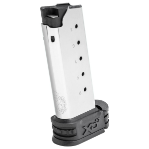 Springfield Armory XDS5006 XD-S 6rd 45 ACP SS/Black Stainless Steel, Magazine