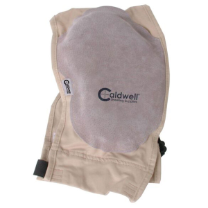 Caldwell 330110 Super Mag Plus Recoil Shield Tan Cloth w/Leather Pad