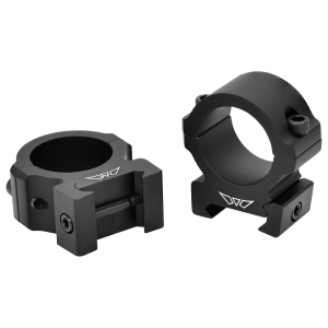 Warne V601M Horizontal Rings Vapor Matte Black 1 in Medium 0 MOA