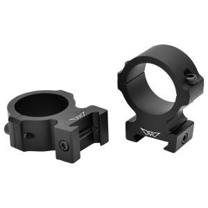 Warne V615M Horizontal Rings Vapor Matte Black 30mm High 0 MOA