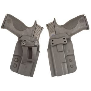Comp-Tac C57200000NQ2N QI IWB Size 02 Black Kydex Belt Clip Compatible w/Ruger SR9/Beretta APX/Glock 22/40 Gen5 Belt 1.50 in Wide Ambidextrous