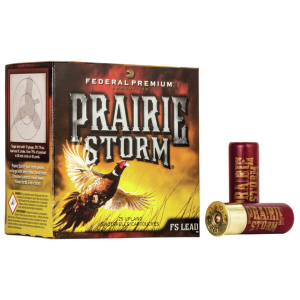 Federal PFX129FS5 Premium Prairie Storm FS 12Gauge 3 in 1 5/8oz 5Shot 25 Per Box/10 Case, Shotgun Shells