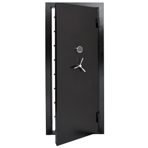 SnapSafe 75419 Vault Door Out-Swing Black 12 Gauge Steel 32.80W x 81H Access Code/Key Entry