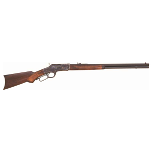 Cimarron CA277 1873 Deluxe 45 Colt (LC) 12+1 24 in Blued Octagon, Color Case Hardened Rec, Walnut Furniture, Deluxe, Pistol Grip Stock, Rifle