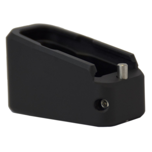Taran Tactical Innovation Firepower Base Pad for Glock 43, +2, Flat Black Finish GBP9-00