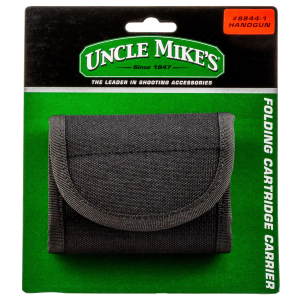 Uncle Mikes 88441 Folding Cartridge Carrier, Handgun 12 Rounds Black Nylon