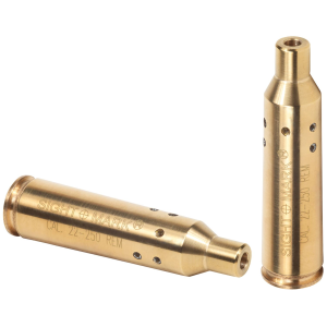 Sightmark SM39020 Boresight Red Laser for 22-250 Rem, 6.5 Creedmoor Brass Includes Battery Pack & Carrying Case
