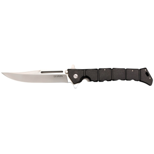 Cold Steel CS20NQX Luzon Large 6 in Folding Plain 8Cr13MoV SS Blade/Black GFN Handle Features Safety Switch Includes Pocket Clip, Knife