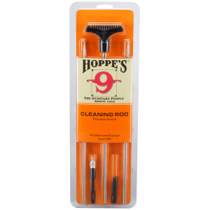 Hoppes 3PSS Bench Rest Cleaning Rod 22 Cal & Larger Universal Firearms Stainless Steel