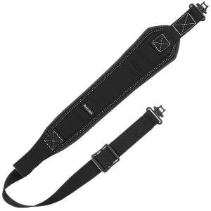 Allen 8342 Glen Eagle Black Heavy-Duty Webbing with BakTrak 29 in- 37 in OAL Adjustable, Rifle