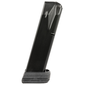 Mec-Gar MGPB9220DPS Standard 20rd Extended 9mm Fits Beretta 92FS/M9/92G/92X Black w/ Anti-Friction Coating Carbon Steel, Magazine