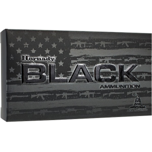 Hornady 80788 Black 7.62x39mm 111gr MonoFlex 20 Per Box/10 Case, Centerfire Rifle Ammo