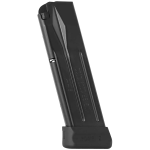 Mec-Gar MPSP917AFC Standard 17rd 9mm Luger Fits Sig P2022/P2009 Blued w/Anti-Friction Coating Carbon Steel, Magazine
