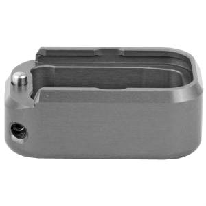 Taran Tactical Innovation Base Pad, For Glock 17/22, +3/+4, Small, Titanium Gray Finish GBP940-005