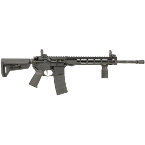 Maxim Defense MXM49737 MD15 L 5.56x45mm NATO 30+1 16 Fluted Barrel, Black, M-LOK Handguard, Magpul Furniture, SL-K Stock, MBUS Sights, Blackout Defense Flat Trigger, Rifle