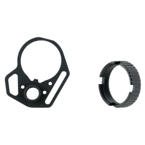 Strike Industries ARMFEP&ACN Multi-Function End Plate and Castle Nut Steel Black