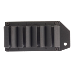 TacStar 1081134 SideSaddle Mossberg 500 20 Gauge 4 Rounds Black Polymer w/Aluminum Mounting Plate
