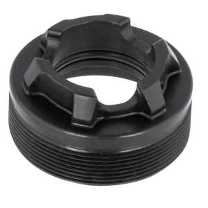 CGS Suppressors CGSNAUREARCAPBLK Nautilus Rear Cap Black Anodized