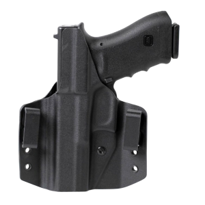 Uncle Mikes 54CCW84BGR CCW OWB Black Boltaron Belt Slide Fits SCCY Fits 9 in Barrel Right Hand, Holster - Uncle Mikes